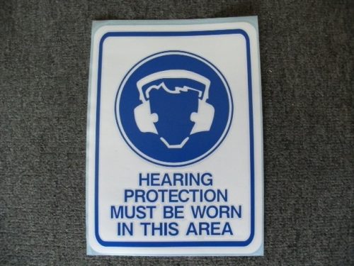 Sticker - Hearing Protection (269 x 196mm)